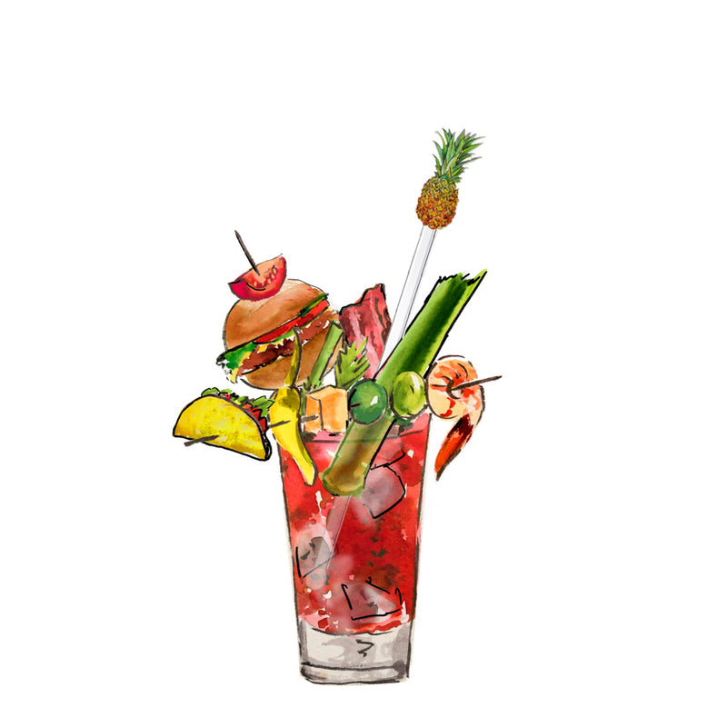PINEAPPLE ACRYLIC STIR STICKS