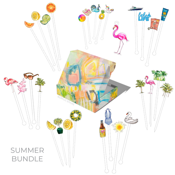 THE SUMMER BUNDLE BOX*--LIMITED EDITION! – ACRYLIC STICKS TM