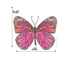 SIGNATURE STUDDED SERIES OVERSIZED COUTURE BUTTERFLY ACRYLIC WALL DECAL*