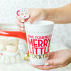 PREPPY PINK SAINT NICK MUGS ACRYLIC STIR STICKS COMBO