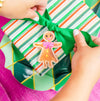 GINGERBREAD GIRL ACRYLIC GIFT TAG