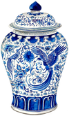 BLUE & WHITE GINGER JAR SHATTER STICK BUNDLE*