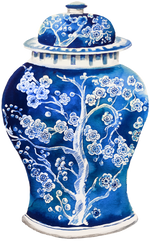 BLUE & WHITE GINGER JAR SHATTER STICK BUNDLE*