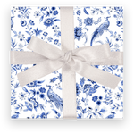 BLUE BIRDS DESIGNER GIFT WRAP ROLL