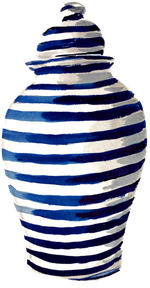 BLUE & WHITE GINGER JAR SHATTER STICK BUNDLE*