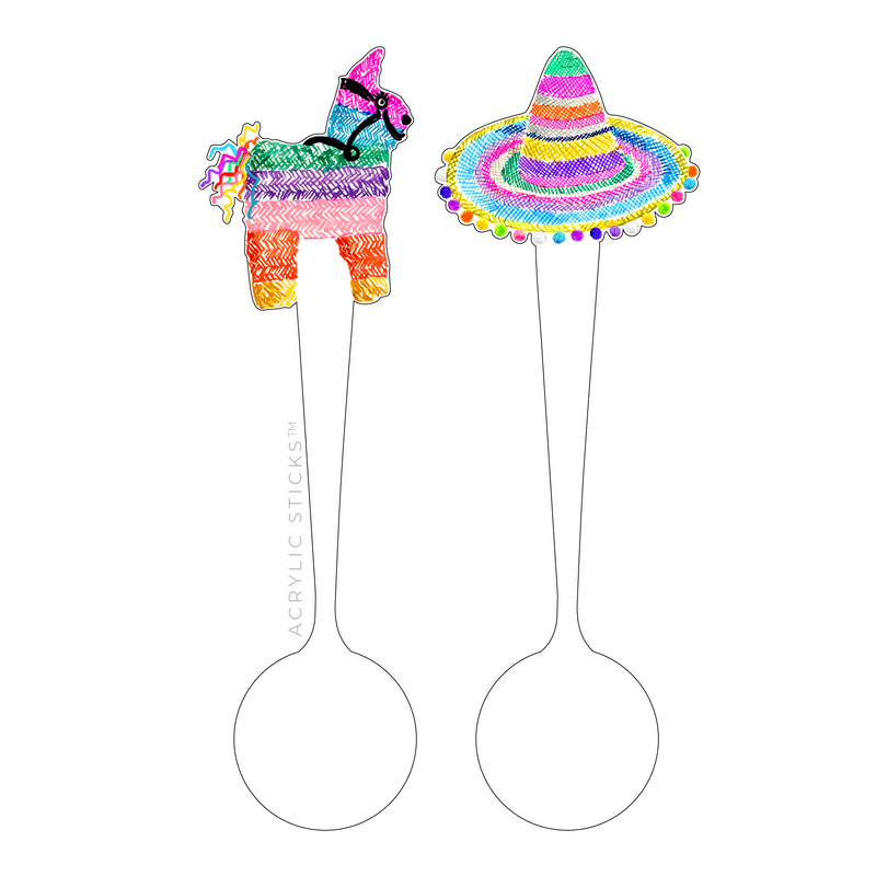 LET'S FIESTA! ACRYLIC CANOODLE SPOON COMBO