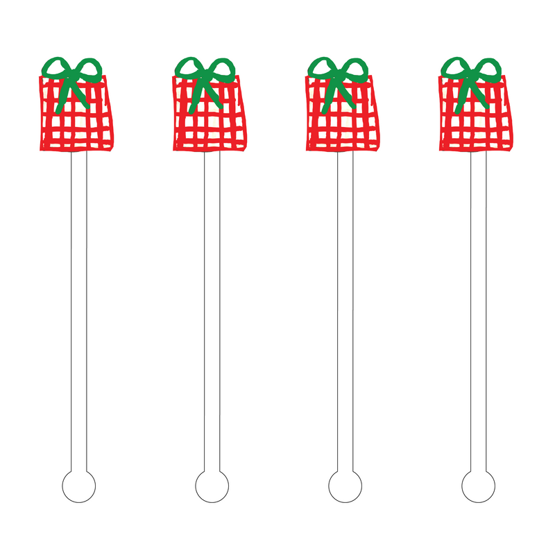 PREPPY PRESENT ACRYLIC STIR STICKS