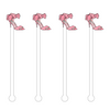 PINK STILETTO ACRYLIC STIR STICKS
