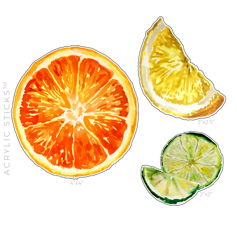 CITRUS ACRYLIC FLAT LAY ACCESSORY COMBO