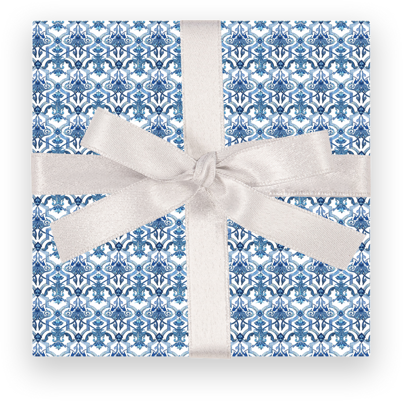 MEDITERRANEAN TILE DESIGNER GIFT WRAP ROLL