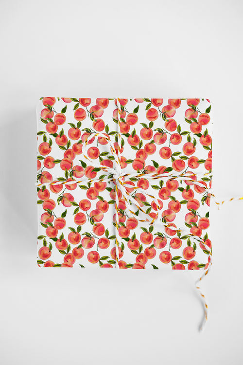 PEACHES DESIGNER GIFT WRAP ROLL