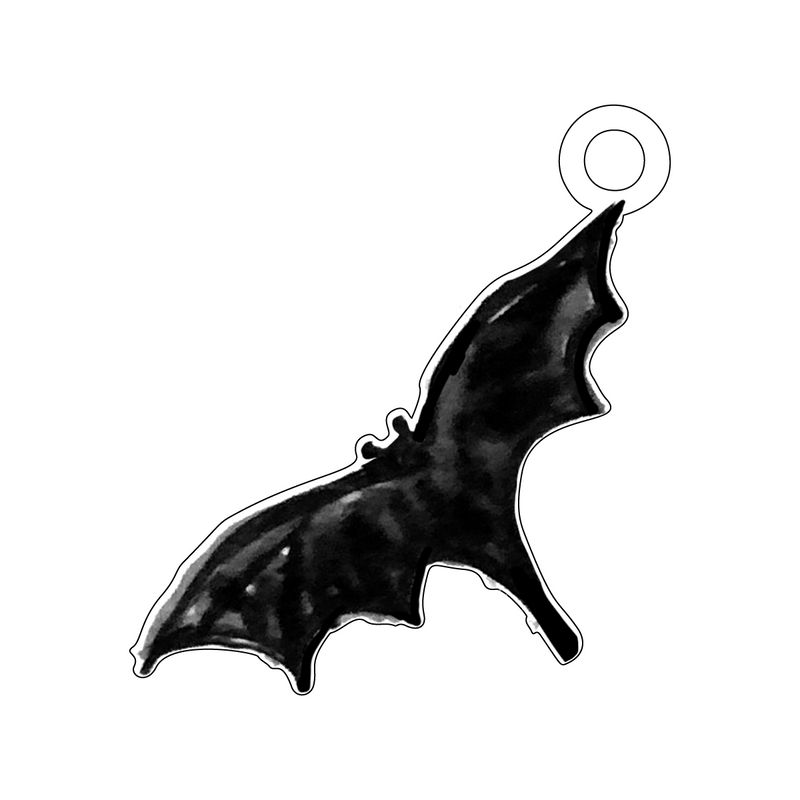 BAT ACRYLIC GIFT TAG