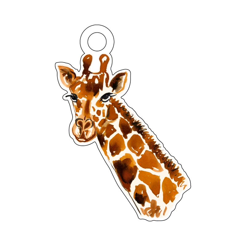 GIGI GIRAFFE ACRYLIC GIFT TAG