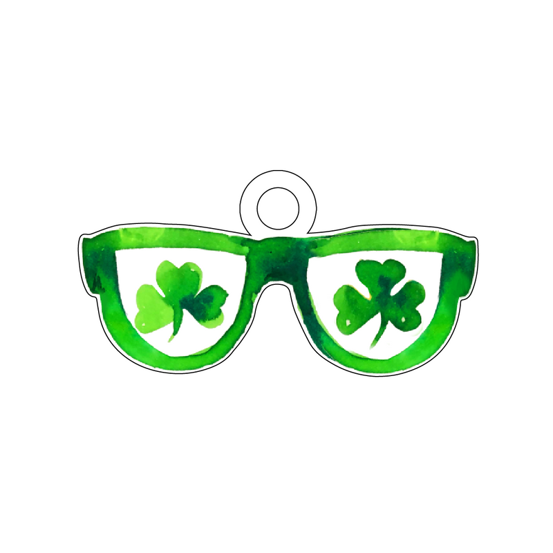 ST. PATTY'S SUNNIES ACRYLIC GIFT TAG
