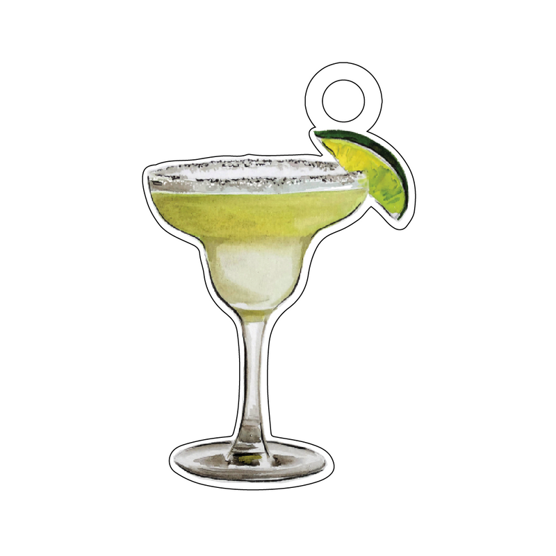 MARGARITA ACRYLIC GIFT TAG