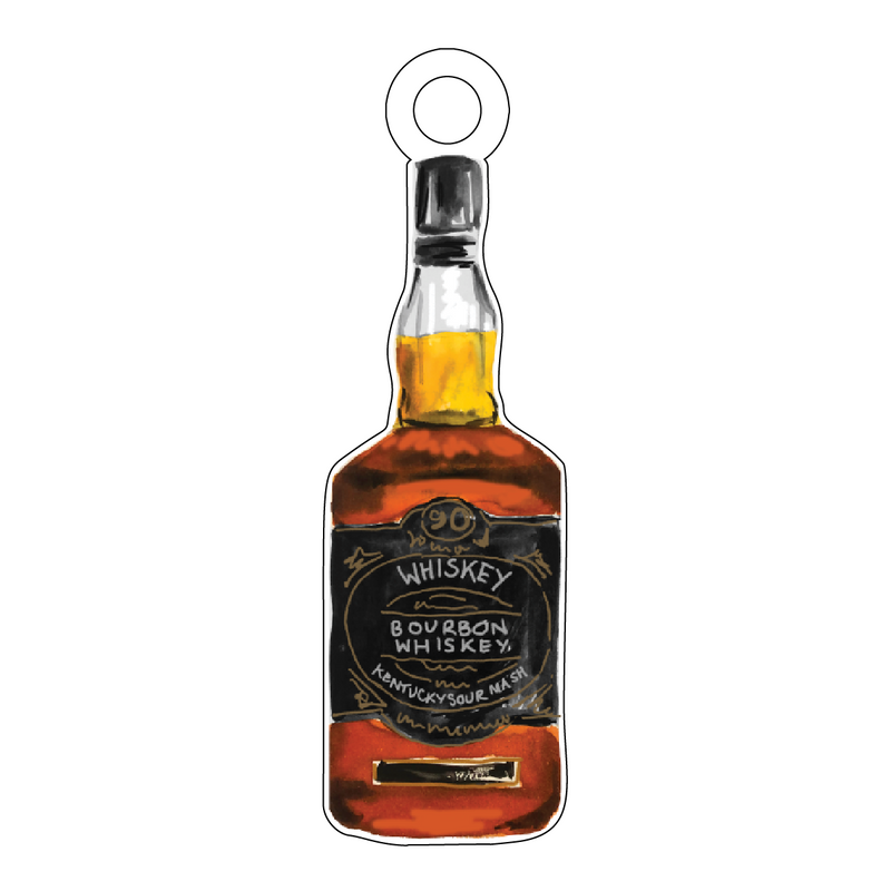 WHISKEY ACRYLIC GIFT TAG