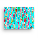 NUTCRACKERS AQUA LUXE GIFT WRAP ROLL