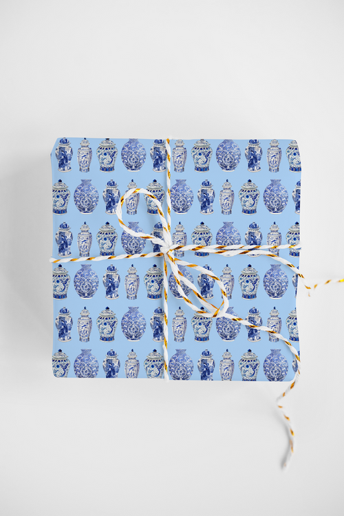 GINGER JARS DESIGNER GIFT WRAP ROLL