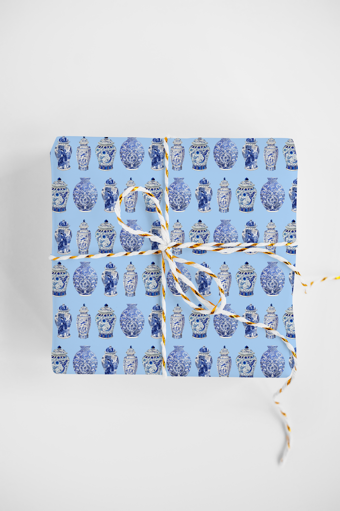 GINGER JARS DESIGNER GIFT WRAP ROLL