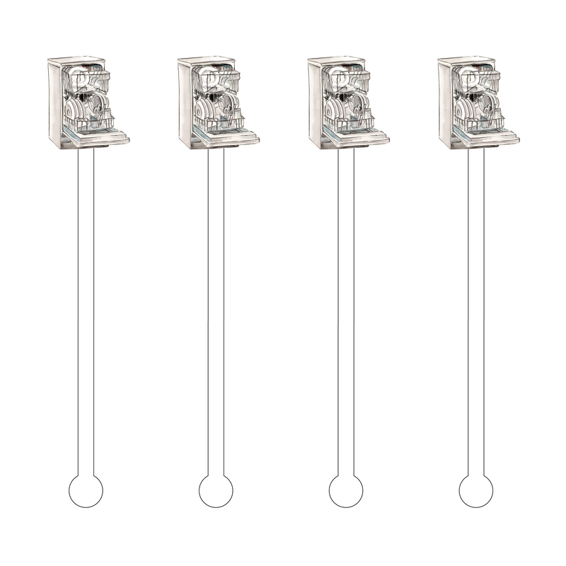 DISHWASHER ACRYLIC STIR STICKS