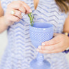 BLUE & WHITE GEISHA SCENE GINGER JAR ACYLIC STIR STICKS