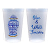BLUE & WHITE GINGER JAR SHATTER STICK BUNDLE*