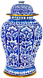 BLUE & WHITE GINGER JAR SHATTER STICK BUNDLE*