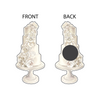 FLORAL CASCADE WEDDING CAKE DESIGNER ACRYLIC MAGNET*