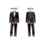 BLACK TUX DESIGNER ACRYLIC MAGNET*