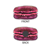 RASPBERRY MACARON DESIGNER ACRYLIC MAGNET*