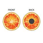ORANGE WHEEL DESIGNER ACRYLIC MAGNET*