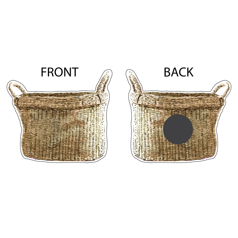 SWEETGRASS BASKET DESIGNER ACRYIC MAGNET*