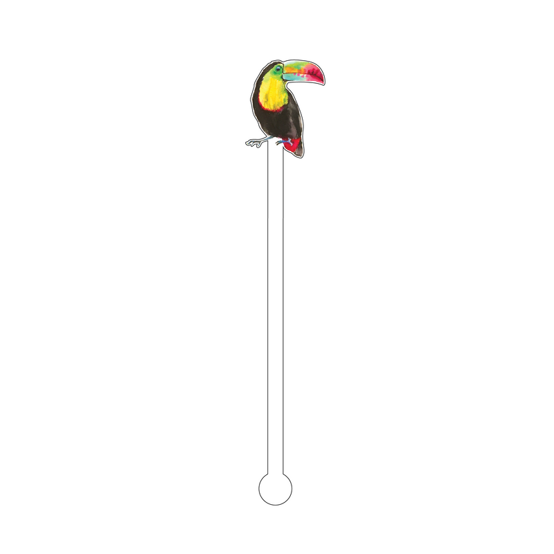 TOUCAN ACRYLIC STIR STICK