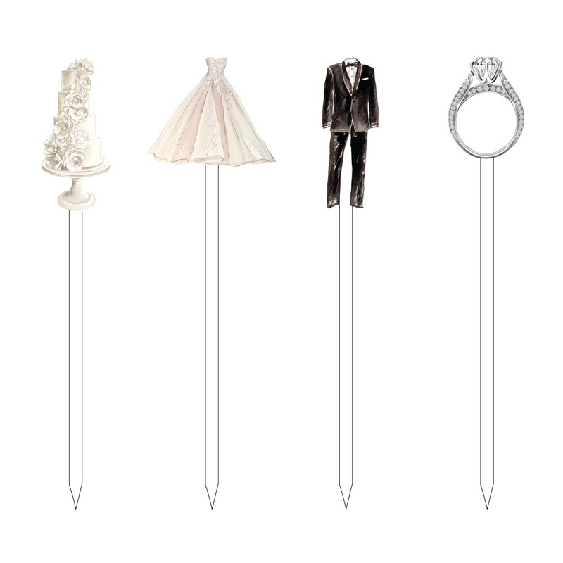 I DO ACRYLIC SKEWER COMBO