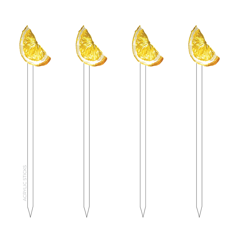 LEMON SLICE ACRYLIC SKEWERS