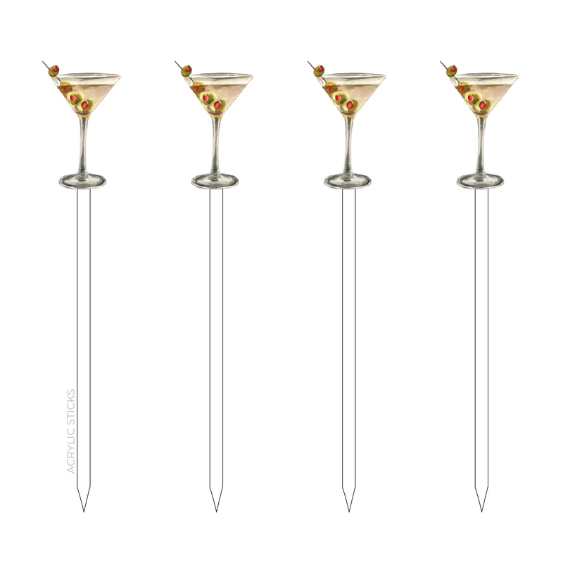 DIRTY MARTINI ACRYLIC SKEWERS