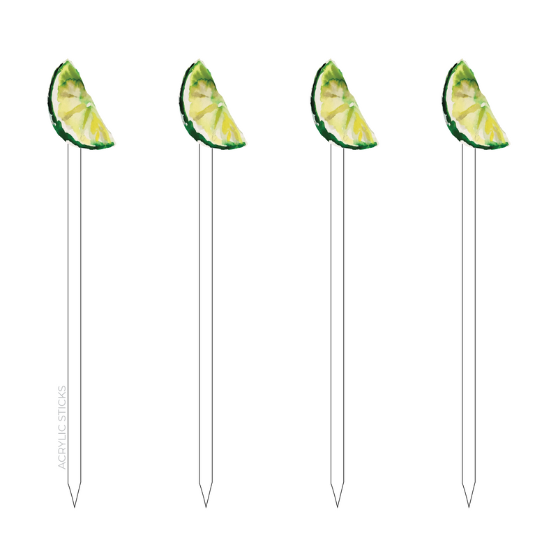 LIME SLICE ACRYLIC SKEWERS