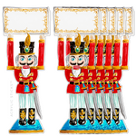 NUTCRACKER WRITABLE & REUSABLE ACRYLIC PLACE CARDS-SET OF 6