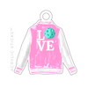 PICKLEBALL LETTER JACKET ACRYLIC GIFT TAG (5 COLOR OPTIONS TO CHOOSE FROM)