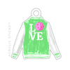 PICKLEBALL LETTER JACKET ACRYLIC GIFT TAG (5 COLOR OPTIONS TO CHOOSE FROM)