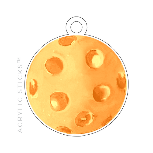 PICKLEBALL ACRYLIC GIFT TAG (5 COLOR OPTIONS TO CHOOSE FROM)