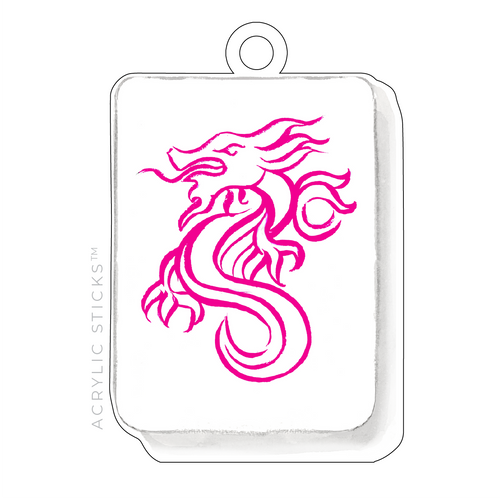 MAHJONG OVERSIZED GAME PIECE ACRYLIC GIFT TAG (6 DESIGNS TO CHOOSE FROM)