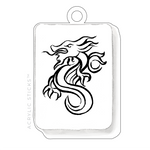 MAHJONG OVERSIZED GAME PIECE ACRYLIC GIFT TAG (6 DESIGNS TO CHOOSE FROM)