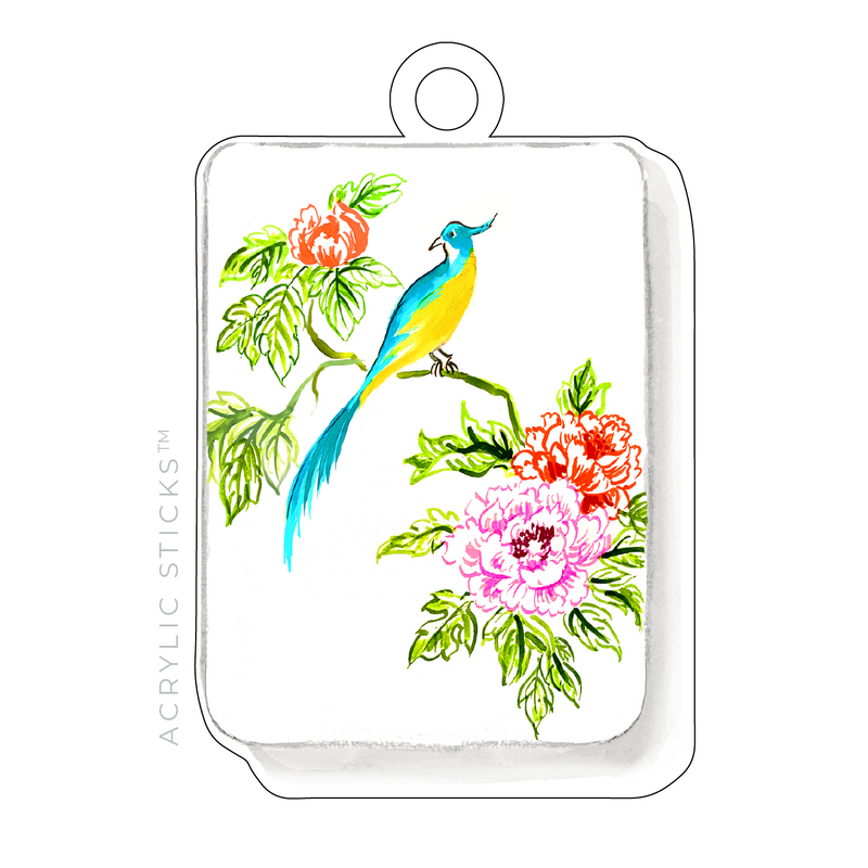 MAHJONG OVERSIZED GAME PIECE ACRYLIC GIFT TAG (6 DESIGNS TO CHOOSE FROM)