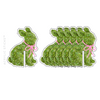 BOXWOOD BUNNY NO. 2 ACRYLIC DRINK CLIPS