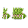 BOXWOOD BUNNY ACRYLIC DRINK CLIPS